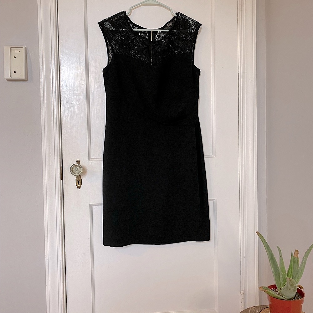 Sultry Calvin Klein lace top LBD size 12
